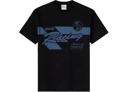 Мужская футболка OVO x Red Bull Racing, черная