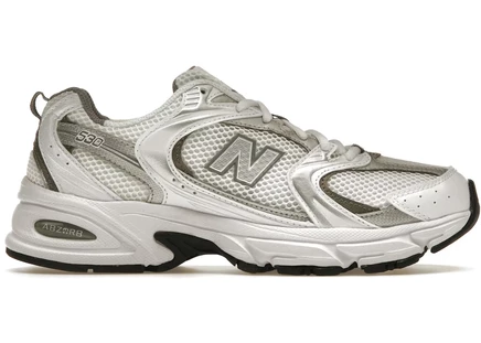 Кроссовки New Balance 530, белые/серебристые