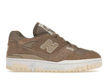 Мужские замшевые кроссовки New Balance 550 Suede, бежевые