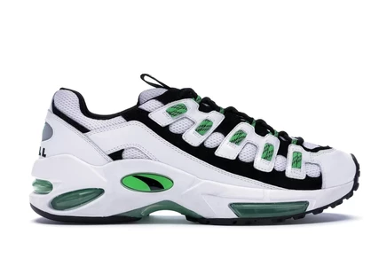 Мужские кроссовки Puma Cell Endura, бело-черно-зеленые