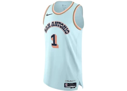 Мужской джерси Nike Victor Wembanyama (Spurs), голубой