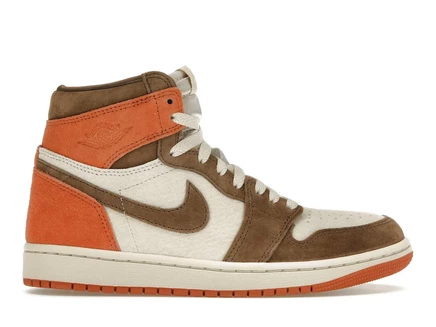 Женские кроссовки Jordan 1 Retro SP, бежево-коричневые