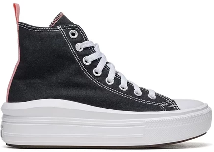 Детские кеды Converse Chuck Taylor Platform, черно-розовые