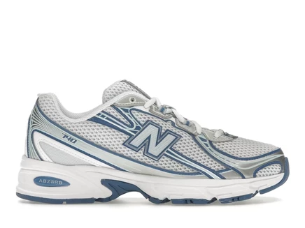 Мужские кроссовки New Balance 740v2, белые/голубые/лаймовые