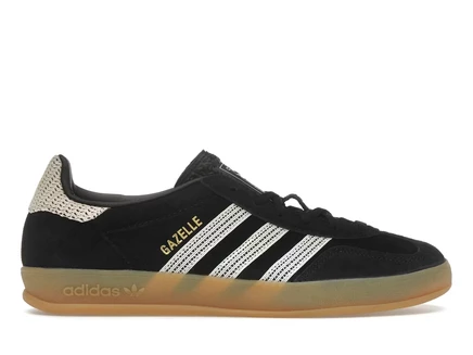Женские кроссовки Adidas Gazelle Indoor, черно-белые