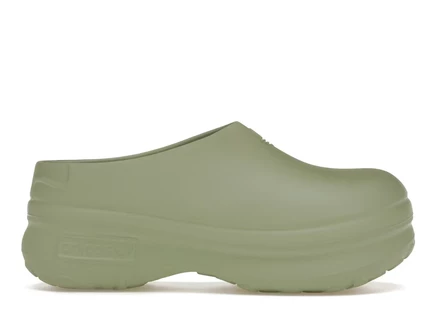 Женские мюли Adidas Stan Smith adiFOM, серебристо-зеленые