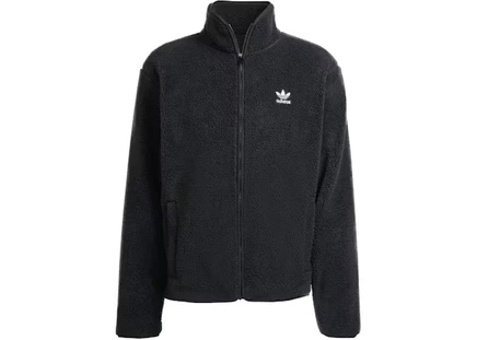Флисовая толстовка Adidas Trefoil Essentials, чёрная