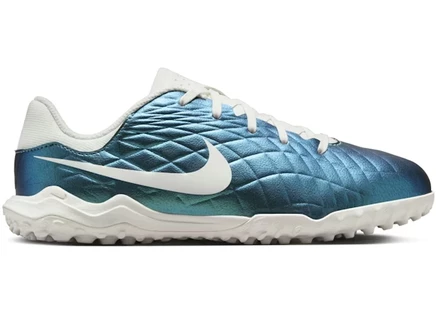 Детские бутсы Nike Tiempo Legend 10 TF, бирюзовые/молочные