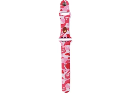 Унисекс ремешок Bape ABC Camo для Apple Watch, розовый