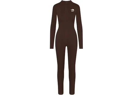 Женское боди Skims x TNF Refina, коричневое