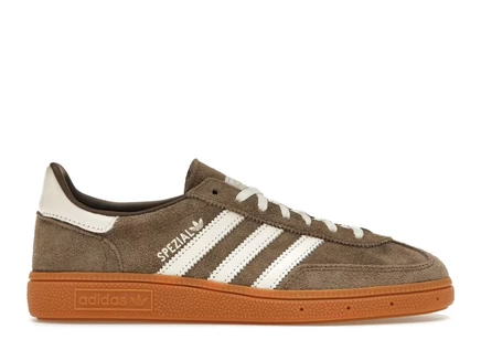Женские кроссовки Adidas Handball Spezial замшевые, Earth Strata/Off White/Gum