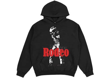Мужское худи Travis Scott Rodeo, черное