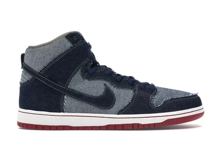 Мужские кроссовки Nike SB Dunk High Reese Forbes, деним