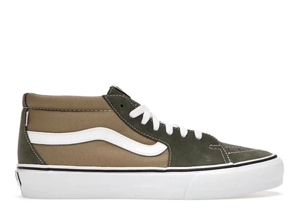 Мужские кроссовки Vans Vault Sk8-Mid LX JJJJound, зелёные