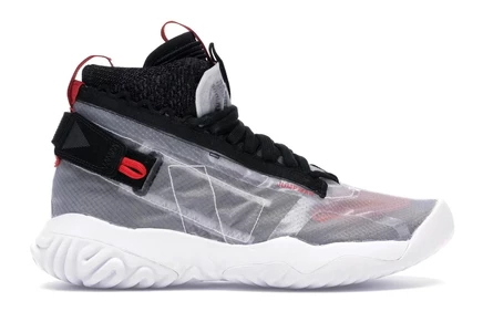 Мужские кроссовки Jordan Apex Utility Flight Utility, черные с красно-белыми акцентами