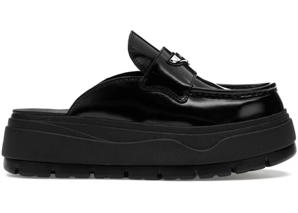 Женские мюли Jordan Mule, черные с серебристым