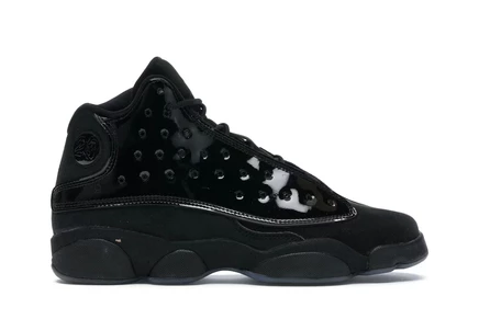 Детские кроссовки Jordan 13 Retro Cap and Gown, черные