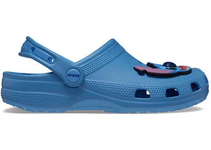 Клоги Crocs Classic Clog Disney Stitch, голубые