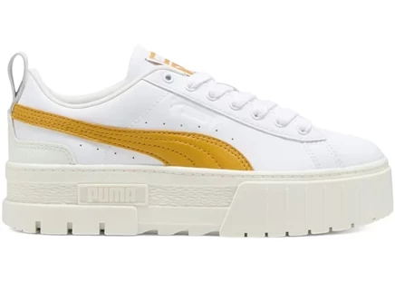 Женские кроссовки Puma Mayze, белые/золотистые