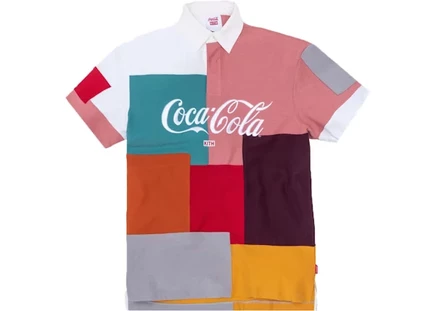 Мужская регбийная футболка KITH x Coca-Cola, мультиколор