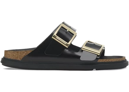 Мужские сандалии Birkenstock Arizona, черные лаковые