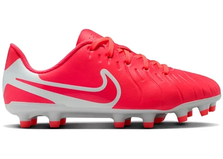 Детские бутсы Nike Tiempo Legend 10 Club MG, красно-белые