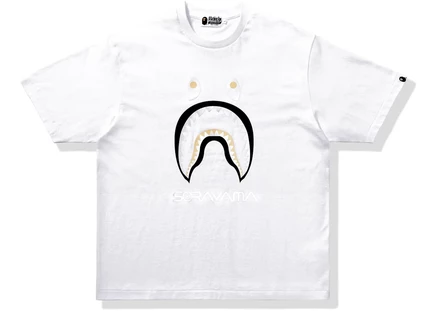 Футболка Bape x Hajime Sorayama Shark, белая