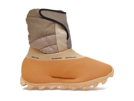 Мужские кроссовки Adidas Yeezy Knit RNR Boot, желтые