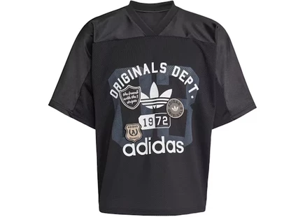Мужская сетчатая футболка adidas Dept. Graphic, черная