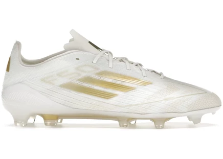 Футбольные бутсы Adidas F50 Elite, бело-золотые