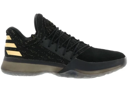 Мужские кроссовки Adidas Harden Vol. 1, черно-золотые