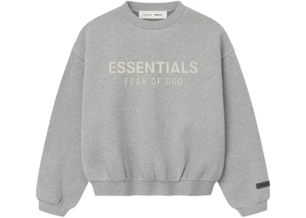 Детский свитшот Fear of God Essentials, concrete heather