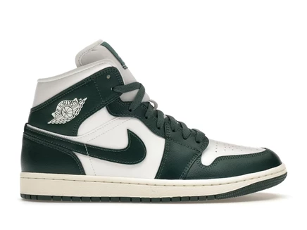 Женские кроссовки Jordan 1 Mid, оксидно-зеленые