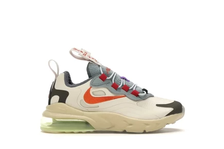 Детские кроссовки Nike Air Max 270 React, светло-кремовые
