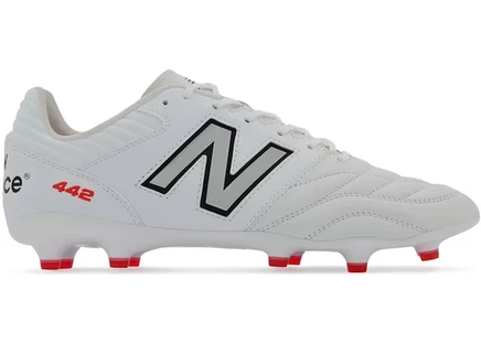 Мужские кроссовки New Balance 442 Pro FG v2, бело-красно-черные