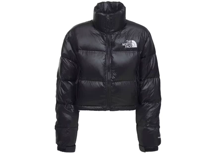 The North Face Womens Nuptse 700 Fill Short Jacket TNF Black tnf black