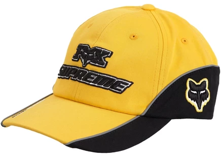 Кепка Supreme Fox Racing 6-Panel, желтая
