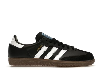 Женские кроссовки Adidas Samba OG, черно-белые