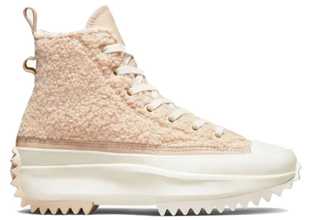 Converse Run Star Hike Hi Platform Sherpa Farro farro/farro/egret