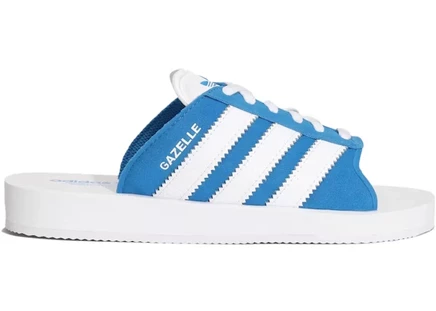Женские кроссовки Adidas Gazelle Beach, голубо-белые