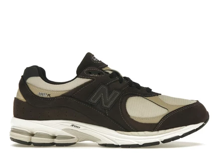 Мужские кроссовки New Balance 2002R Gore‑Tex, черно‑кофейные