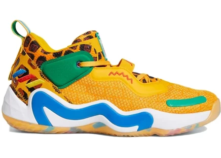Мужские кроссовки Adidas D.O.N. Issue #3 LEGO Yellow Spida, желтые