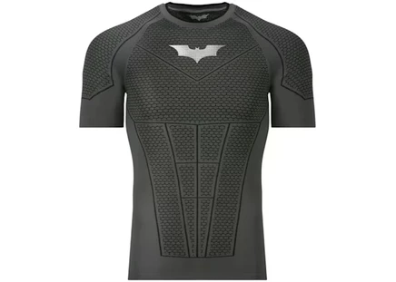 Мужская компрессионная футболка YoungLA x Batman, темно-серая