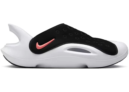 Детские кроссовки Nike Aqua Swoosh, черно-зеленые с оранжевым