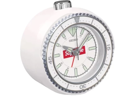 Будильник Supreme Seiko Mai, белый