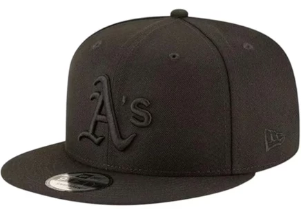 Мужская кепка New Era 9Fifty Oakland Athletics snapback, черная