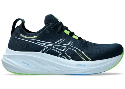 Мужские кроссовки Asics Gel-Nimbus 26, синие/лайм