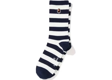 Унисекс носки Bape Ape Head One Point Hoop, темно-синие