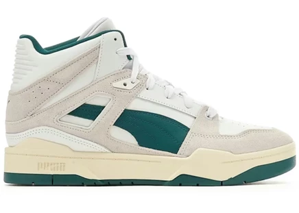 Унисекс кроссовки Puma Slipstream Mid Heritage, бело-зеленые