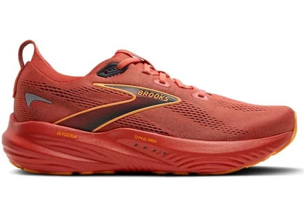 Мужские кроссовки Brooks Glycerin 22, коричнево-оранжевые